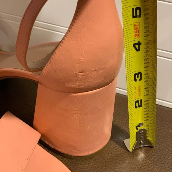 Women’s size 11 peach chunky heeled sandal by Nordstrom.‎ - Picture 5 of 7